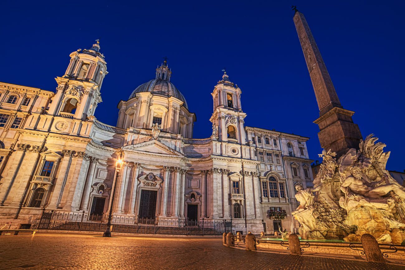 Plaza Navona 2 chiesa sant agnese roma