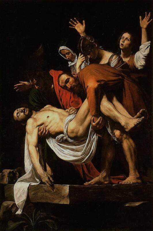 La Pinacoteca Vaticana 6 deposizione cristo caravaggio