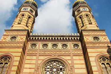 facciata grande sinagoga budapest