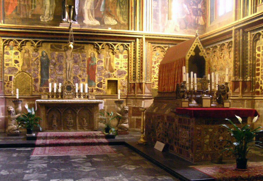 La Catedral de San Vito en Praga 1 La Capilla de San Venceslao
