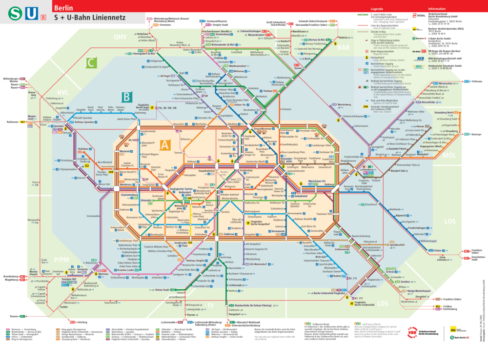 ✓【Pases De Transporte En Berlín: Precios, Tarifas Y Mapas】 — Guia De Viaje ✓