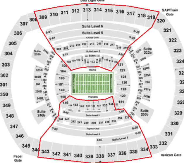 Como Ver un partido de fútbol americano de los Jets and Giants en Nueva York 3